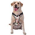 thumbnail image 1 of Fotbe Watercolor Floral With Butterflies Pattern Dog Harness, No-Pull Pet Harness with 2 Leash Clips, Adjustable Soft Padded Dog Vest with Easy Control Handle for Large Dogs-X-Large, 1 of 6