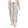 thumbnail image 1 of Fotbe Watercolor Floral Women's Pajama Pants,Sleepwear Pants,Pj Bottoms Drawstring And Pockets-XX-Large, 1 of 9