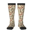 thumbnail image 1 of Fotbe Watercolor Insects print Women's Men's Novelty Crew Socks Cotton Socks Knee High Socks for Walking,Running,Nurses,Pregnancy, 1 of 1