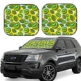 thumbnail image 1 of Fotbe Watercolor Kiwi Fruits Summer 2-Piece Car Windshield Sun Shade | Sun Blocker for Car Windshield | Foldable Automotive Interior Accessories for Sun Protection-Small, 1 of 7