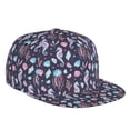 thumbnail image 1 of Fotbe Watercolor Marine Animals Flat Bill Visor Cap Classic Snapback Hat Polyester Foam Trucker Hat Trucker Cap Adjustable Baseball Cap, 1 of 9