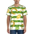 thumbnail image 1 of Fotbe Watercolor St Patrick Day Baseball Jersey Shirt for Men and Women, Casual Short Sleeves Button Down T-Shirt-4X-Large, 1 of 9