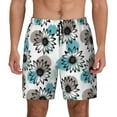 thumbnail image 1 of Fotbe Watercolor Sunflower Men’s Swim Trunks Quick Dry Swim Shorts Board Shorts with Mesh Lining-3X-Large, 1 of 9