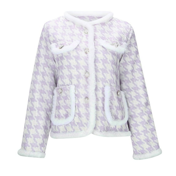 Imitation Thickened Jacket Women's Autumn And Winter Women Ski Gear Womens Winter Jackets Thumb Hole Jackets for Women Large Jacket Womens Clothes Woman Long Jean Jacket Warm up Coat Womens plus Size