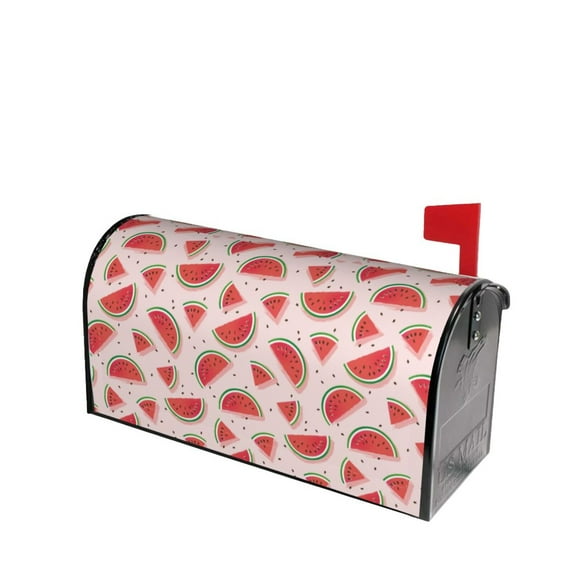 Fotbe Watermelon Mailbox Covers Post Letter Box Cover Garden Decor Standard Size-25.5x21 in
