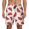 thumbnail image 1 of Fotbe Watermelon Men’s Swim Trunks Quick Dry Swim Shorts Board Shorts with Mesh Lining-X-Large, 1 of 9