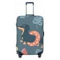 thumbnail image 1 of Fotbe Watermelons Dachshunds Luggage Cover Protector,Suitcase Protector,Scratch and Dirt Resistant,Fits 18-32 Inch Luggage-Medium, 1 of 9