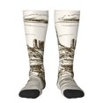 thumbnail image 1 of Fotbe Western Desert Cowboys 1 print Women's Men's Novelty Crew Socks Cotton Socks Knee High Socks for Walking,Running,Nurses,Pregnancy, 1 of 8