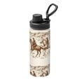 thumbnail image 1 of Fotbe Western Desert Cowboys1 Pattern 18 Oz Sports Insulated Kettle Vacuum Cup Stainless Steel Travel Mug Cup Thermal Flask,Insulated Kettle for Cycling Gym Basketball Outdoor, 1 of 7