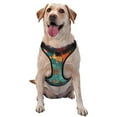 thumbnail image 1 of Fotbe Whimsical Forest Scene Pattern Dog Harness, No-Pull Pet Harness with 2 Leash Clips, Adjustable Soft Padded Dog Vest with Easy Control Handle for Large Dogs-Large, 1 of 6