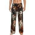 thumbnail image 1 of Fotbe Whimsical Halloween Skeletons Men's Pajama Pants,Sleepwear Pants,Pj Bottoms Drawstring And Pockets-X-Large, 1 of 7