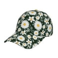 thumbnail image 1 of Fotbe White Daisies And Bee Baseball Cap, White Daisies And Bee Print Dad Hat,Outdoor Hat,Adjustable Sports Cap, Perfect For Activities, 1 of 9