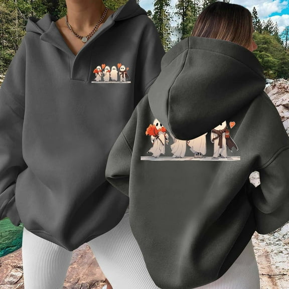 And Winter Fashion Printed Women's Hooded Sweatshirt Without Pockets Womens Sports Hoodie Color Sweatshirt for Women Women's Hooded Sweatshirt Sweat Shirts Women Women's Sweatshirts Large Hooded