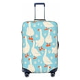 thumbnail image 1 of Fotbe White Geese and Flower Luggage Cover Protector,Suitcase Protector,Scratch and Dirt Resistant,Fits 18-32 Inch Luggage-Large, 1 of 9