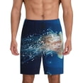 thumbnail image 1 of Fotbe White Jellyfish Dansing in the Ocean Pajama Shorts for Men, Men's Pajama Bottoms, Sleepwear,Short Pajama Pants-Medium, 1 of 9