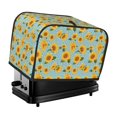 thumbnail image 1 of Fotbe White Polka Dot Sunflower for Two Slice Toaster Cover, Fingerprint Protector, Super Soft Appliance Cover And Dust Cover,Bread Dust Cover & Fingerprint Protection, 1 of 7