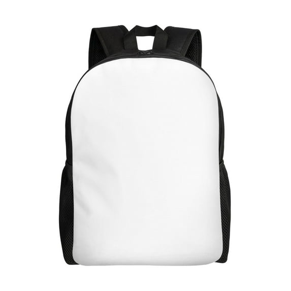 Fotbe White Travel Laptop Backpack, Business Slim Sturdy Laptops Backpack, Water Resistant College School Computer Bag Gift for Men & Women Fits 15.6 Inch Notebook
