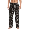 thumbnail image 1 of Fotbe Wine Seamless Men's Pajama Pants,Sleepwear Pants,Pj Bottoms Drawstring And Pockets-Large, 1 of 9