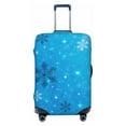 thumbnail image 1 of Fotbe Winter With Snowflakes Luggage Cover Protector,Suitcase Protector,Scratch and Dirt Resistant,Fits 18-32 Inch Luggage-Large, 1 of 8
