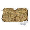 thumbnail image 1 of Fotbe World Map1 Car Windshield Sunshade | Sun Visor Protector Front Window Shade, Keeps Out UV Rays, Keeps Your Vehicle Cool-Small, 1 of 7