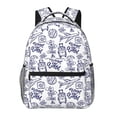 thumbnail image 1 of Fotbe World Travel2 Pattern Casual Backpack for School, Travel, and Outdoor Activities - Durable, Lightweight, and Comfortable, 1 of 5