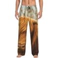 thumbnail image 1 of Fotbe Yak Men's Pajama Pants,Sleepwear Pants,Pj Bottoms Drawstring And Pockets-Large, 1 of 9
