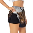 thumbnail image 1 of Fotbe Yak Womens High Waist Running Shorts Athletic Workout Quick Dry Shorts for Women with Pockets Gym Yoga Summer Shorts-Medium, 1 of 9