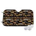 thumbnail image 1 of Fotbe Yellow Excavator Car Windshield Sunshade | Sun Visor Protector Front Window Shade, Keeps Out UV Rays, Keeps Your Vehicle Cool-Medium, 1 of 7