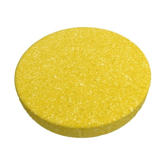 Fotbe Yellow Glitter Stool Covers Round,Waterproof Round Bar Stool Covers Bar Chair Covers Washable Stool Cushion Slipcover for 12-14 Inch Chair-12 inch