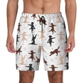 thumbnail image 1 of Fotbe Yoga Labrador Retriever Men’s Swim Trunks Quick Dry Swim Shorts Board Shorts with Mesh Lining-Small, 1 of 9