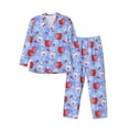 thumbnail image 1 of Fotbe coffee love cup winter Pattern Long Sleeve Pajama Set for Men,Sleepwear Set,2-piece Loungewear Set,Soft PJs Comfy Nightwear with Pockets-Medium, 1 of 7