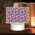 thumbnail image 1 of Fotbe colorful Skull flower daisy Pattern Acrylic Night Light Gift with 3 Color ModesTouch-Sensitive LED Lamp Perfect Gift for Mother's Day, Birthday, or Christmas, 1 of 9