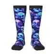 thumbnail image 1 of Fotbe crystal Skull flower star print Women's Men's Novelty Crew Socks Cotton Socks Knee High Socks for Walking,Running,Nurses,Pregnancy, 1 of 8