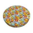 thumbnail image 1 of Fotbe cute animals Pattern Stool Covers Round,Waterproof Round Bar Stool Covers Bar Chair Covers Washable Stool Cushion Slipcover for 12-14 Inch Chair-14 inch, 1 of 7