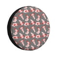 thumbnail image 1 of Fotbe cute pink axolotl Pattern Spare Tire Cover Thickening Universal Fit for Jeep, Trailer, RV, SUV, Truck, Tough Tire Wheel Soft Cover-16 inch, 1 of 6