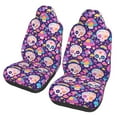 thumbnail image 1 of Fotbe cute rainbow mushroom Skull Pattern Automotive Seat Covers for Cars Trucks and SUVs – Car Seat Covers for Front Seats,Protective Seat Covers,Vehicle Seat Covers, Set of 2, 1 of 9