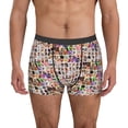 thumbnail image 1 of Fotbe dogs and cats Men’s Total Support Pouch Boxer Briefs, X-Temp Cooling, Moisture-Wicking Underwear, Regular, Long-leg and Trunk-X-Large, 1 of 5