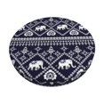 thumbnail image 1 of Fotbe elephants Pattern Stool Covers Round,Waterproof Round Bar Stool Covers Bar Chair Covers Washable Stool Cushion Slipcover for 12-14 Inch Chair-14 inch, 1 of 7