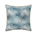thumbnail image 1 of Fotbe enchanted winter snowflake holly Pattern Velvet Decorative Throw Pillow Covers with Elegant Piping, Soft Plush Cushion Cover for Sofa, Bed, Car, Office-16"x16", 1 of 8