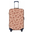 thumbnail image 1 of Fotbe fall flower plaid Luggage Cover Protector,Suitcase Protector,Scratch and Dirt Resistant,Fits 18-32 Inch Luggage-Small, 1 of 8