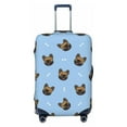 thumbnail image 1 of Fotbe french Bulldog Face Luggage Cover Protector,Suitcase Protector,Scratch and Dirt Resistant,Fits 18-32 Inch Luggage-Medium, 1 of 9