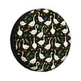 thumbnail image 1 of Fotbe funny Goose Pattern Spare Tire Cover Thickening Universal Fit for Jeep, Trailer, RV, SUV, Truck, Tough Tire Wheel Soft Cover-17 inch, 1 of 6