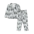 thumbnail image 1 of Fotbe golf balls Pattern Long Sleeve Pajama Set for Women,Sleepwear Set,2-piece Loungewear Set,Soft PJs Comfy Nightwear with Pockets-Medium, 1 of 7