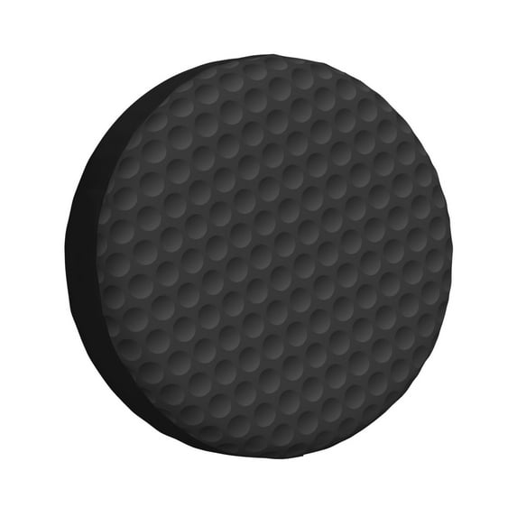 Fotbe golf balls Pattern Spare Tire Cover Thickening Universal Fit for Jeep, Trailer, RV, SUV, Truck, Tough Tire Wheel Soft Cover-17 inch
