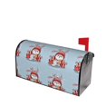 thumbnail image 1 of Fotbe merry Christmas rabbit Mailbox Covers Post Letter Box Cover Garden Decor Standard Size-25.5x21 in, 1 of 9