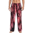 thumbnail image 1 of Fotbe pink butterfly Pattern Men's Pajama Pants,Sleepwear Pants,Pj Bottoms Drawstring And Pockets-Medium, 1 of 6