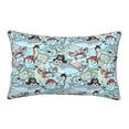 thumbnail image 1 of Fotbe pirate with funny animals Pattern Pillow Cases - Envelope Closure - Luxury, Extra Soft, Cooling Pillow Covers - Wrinkle, Fade, Stain Resistant-20"x30", 1 of 6