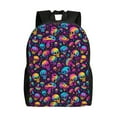 thumbnail image 1 of Fotbe rainbow color mushroom Skull Travel Laptop Backpack, Business Slim Sturdy Laptops Backpack, Water Resistant College School Computer Bag Gift for Men & Women Fits 15.6 Inch Notebook, 1 of 8