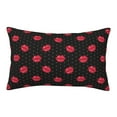 thumbnail image 1 of Fotbe red lips Pattern Pillow Cases - Envelope Closure - Luxury, Extra Soft, Cooling Pillow Covers - Wrinkle, Fade, Stain Resistant-14"x20", 1 of 6
