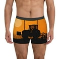 thumbnail image 1 of Fotbe tractor cultivating the land Men’s Total Support Pouch Boxer Briefs, X-Temp Cooling, Moisture-Wicking Underwear, Regular, Long-leg and Trunk-X-Large, 1 of 5